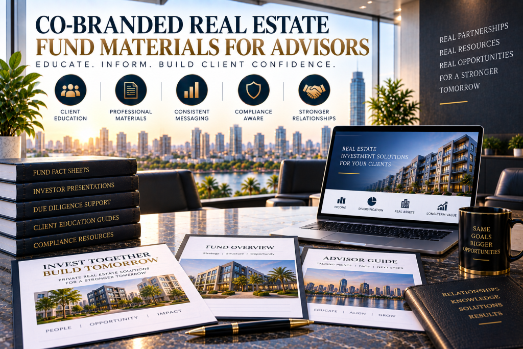 Co-Branded Real Estate Fund Materials for Advisors