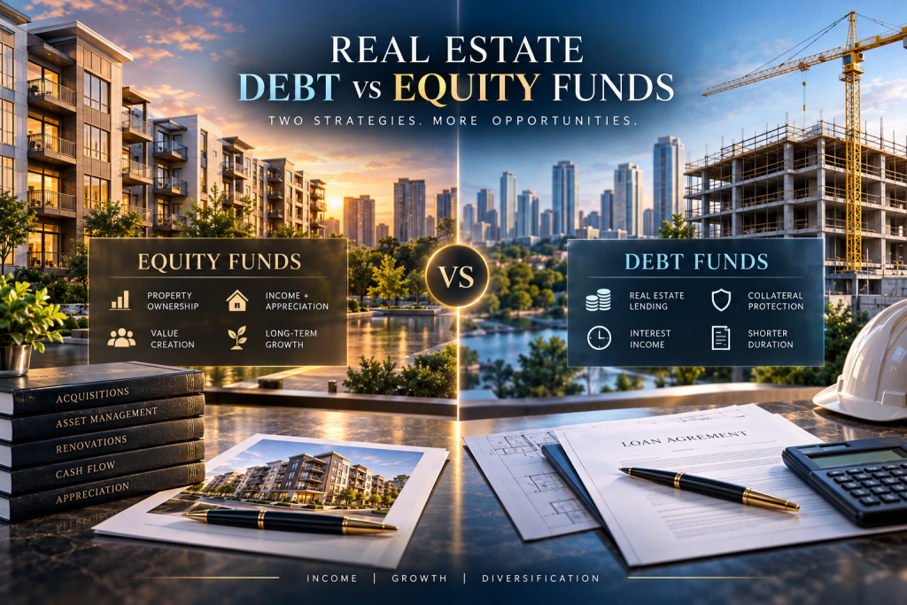 Real Estate Debt vs Equity Funds