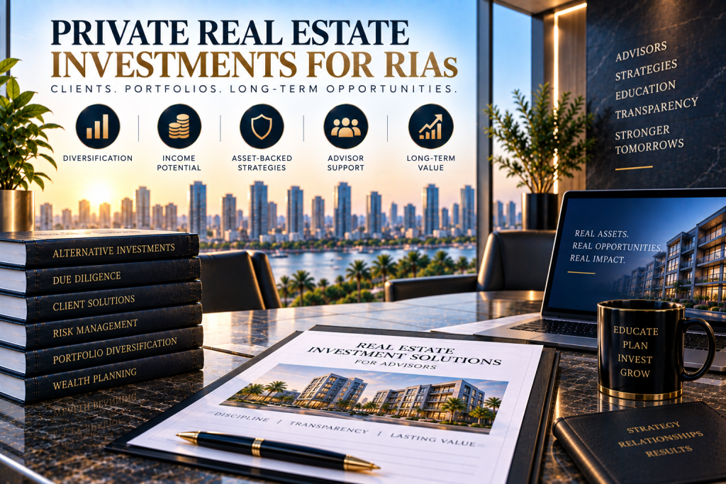 Private Real Estate Investments for RIAs